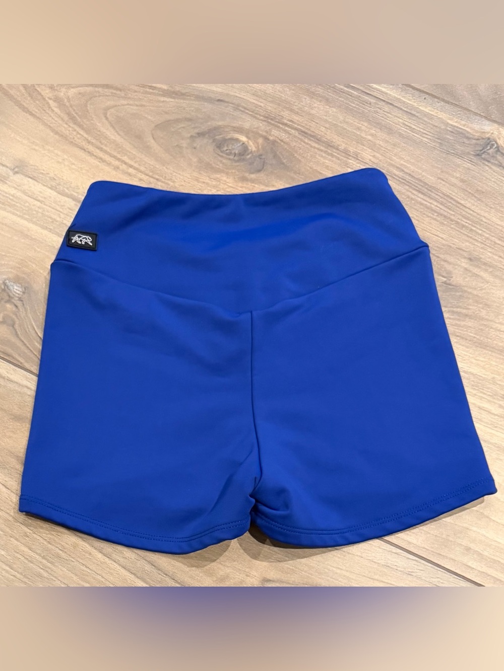 Tiger Friday Royal Blue High-Waist Athletic Shorts for Women XS